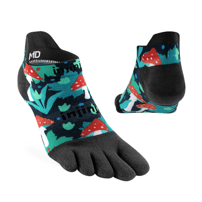 Mens Injinji Run Artist Designed No-Show Socks