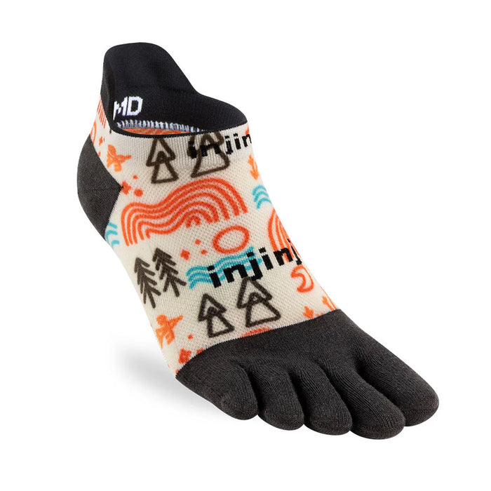 Mens Injinji Run Artist Designed No-Show Socks