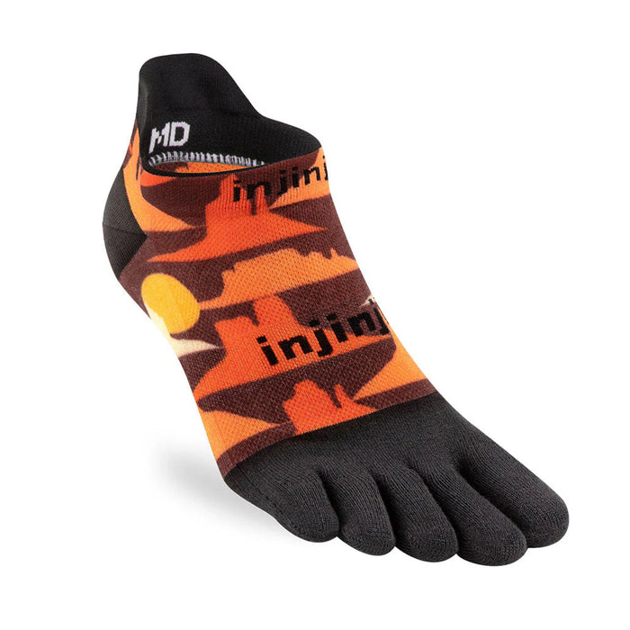 Mens Injinji Run Artist Designed No-Show Socks