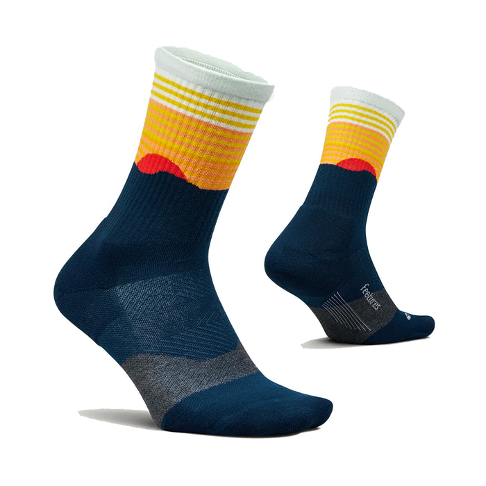 Unisex Feetures Socks Trail Max Cushion Mini Crew