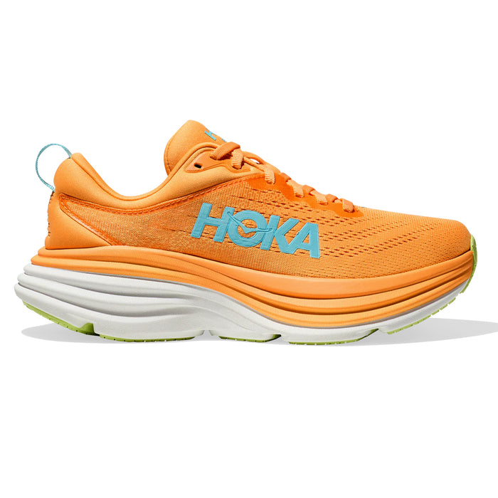 Womens HOKA Bondi 8 - Solar Flare / Lettuce