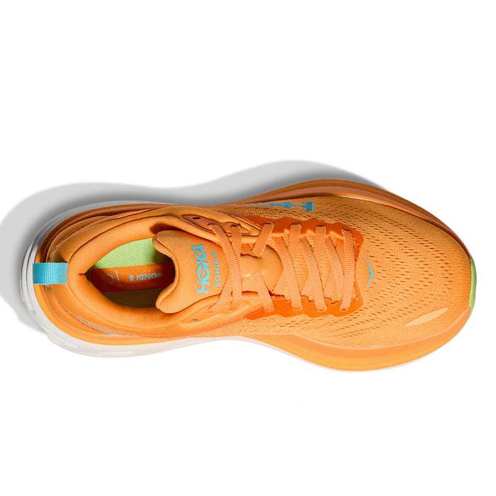 Womens HOKA Bondi 8 - Solar Flare / Lettuce