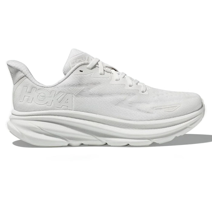 Womens Hoka Clifton 9 (Wide) - White / White