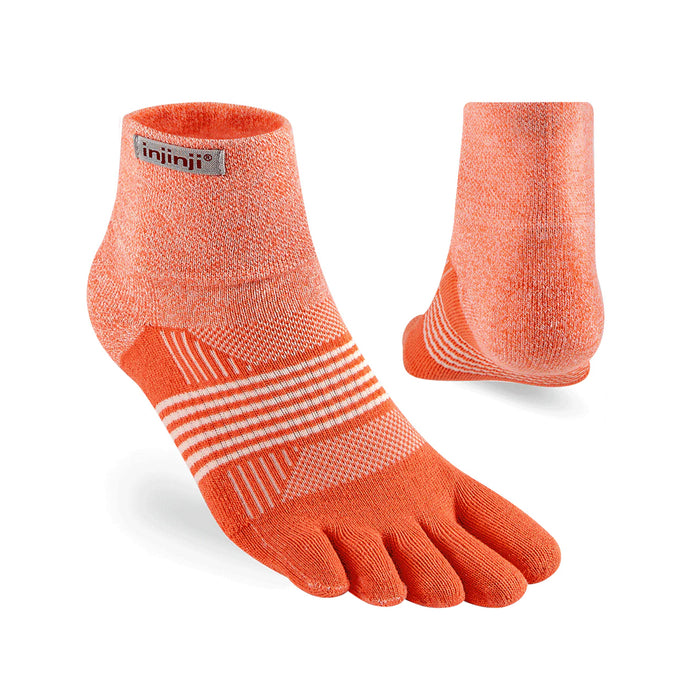 Womens Injinji Trail Midweight Mini-Crew Socks