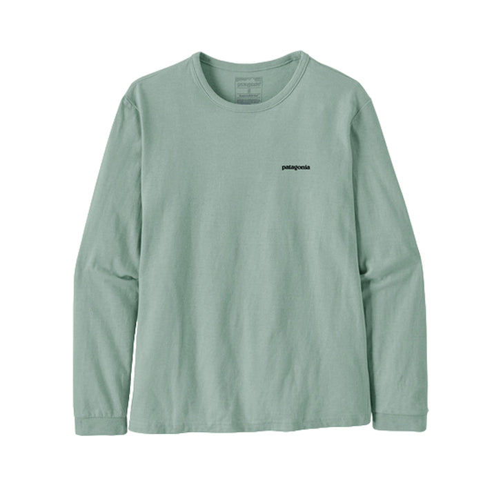 Womens Patagonia P-6 Logo Long Sleeve Responsibili-Tee